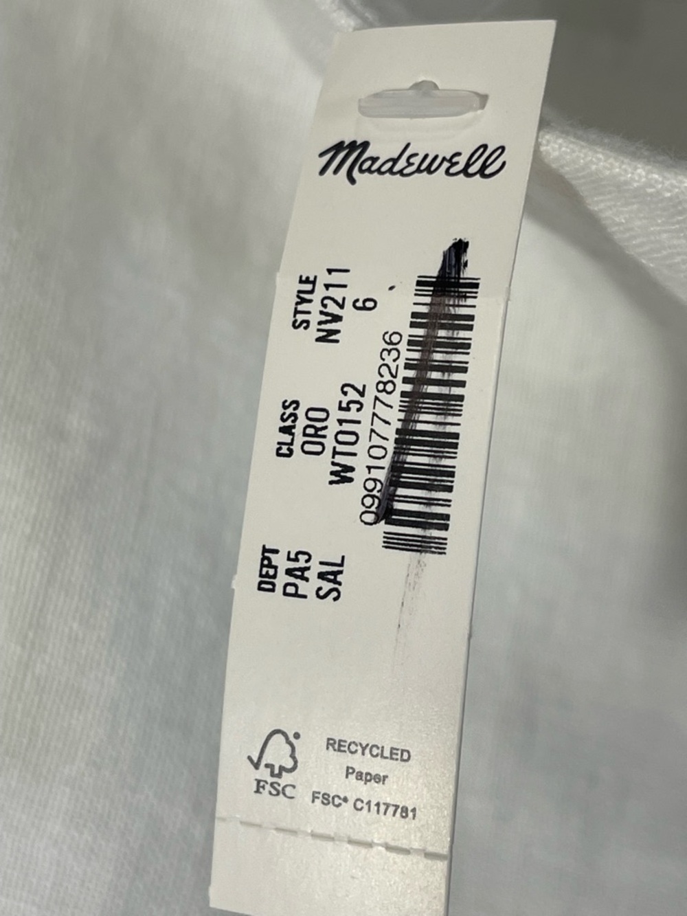 Madewell NWT Eyelet Embroidered Maxi Skirt Size 6 in Salt - Picture 10 of 16